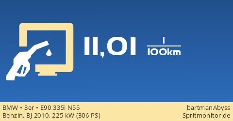 Essence Consommation Bmw 3er E90 335i N55